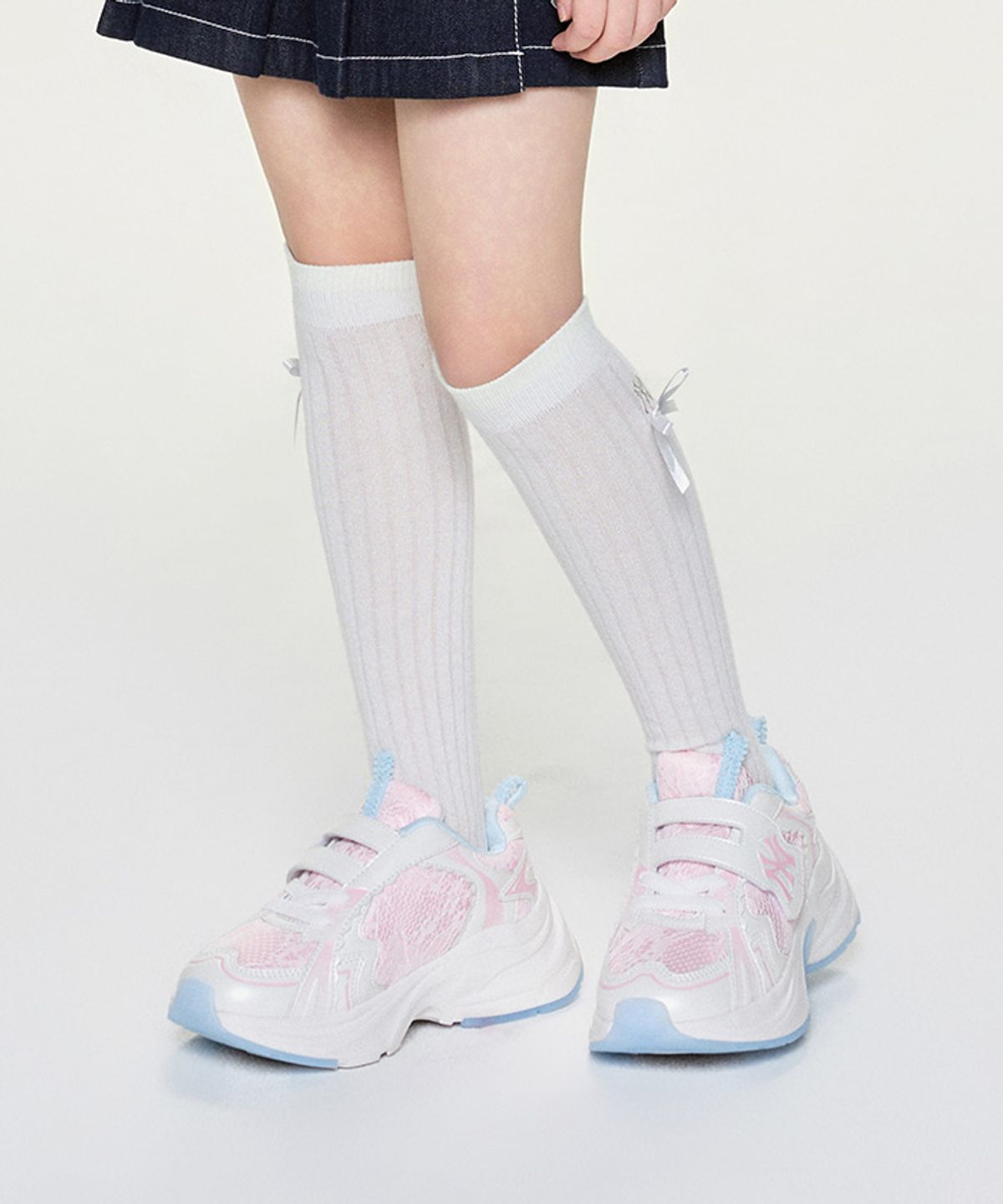 엠엘비 키즈(MLB KIDS) 커브 러너 걸즈 주니어 NY (Pink)