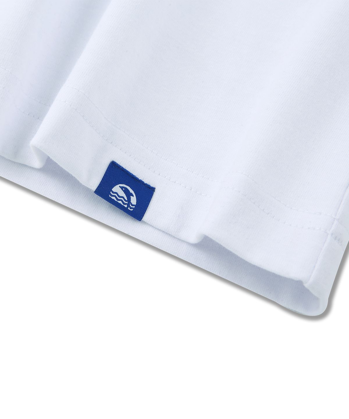 돌핀웨이브어패럴(DOLPHIN WAVE APPAREL) 돌핀 루즈 스쿱넥 슬리브리스 탑 화이트