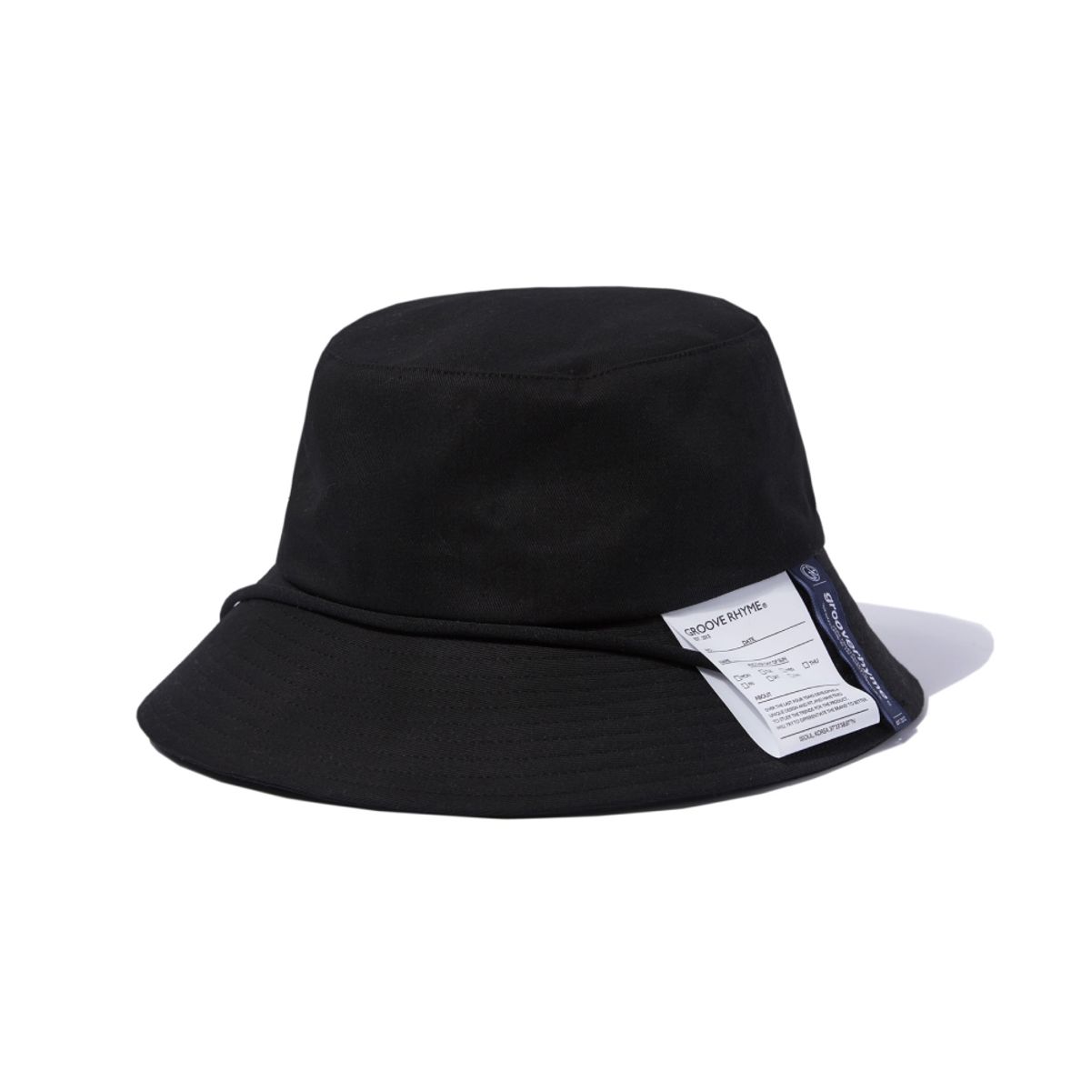 그루브라임(GROOVE RHYME) 유니)BASIC LOGO  BUCKET HAT (GCA020G13)