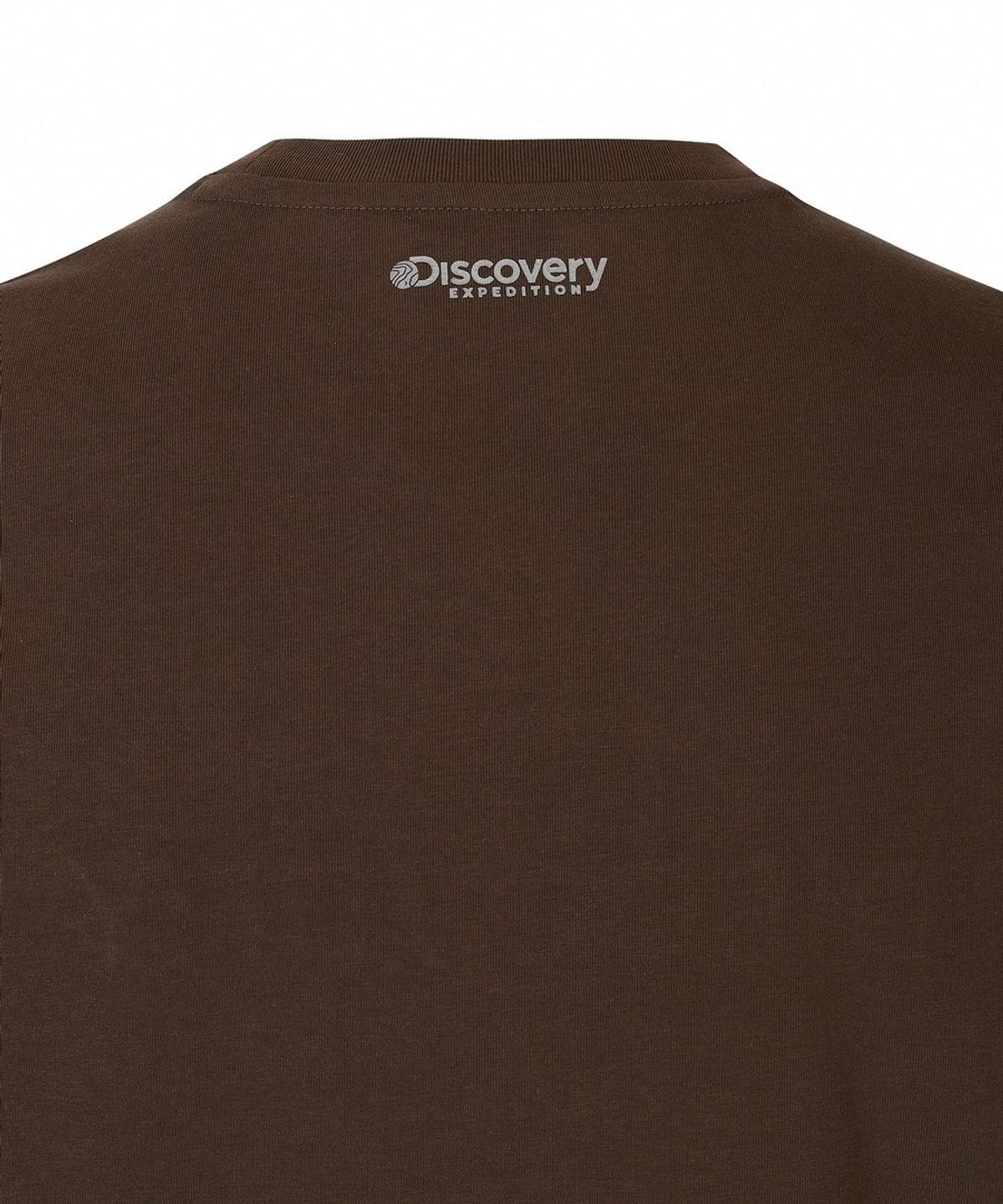 디스커버리 익스페디션(DISCOVERY EXPEDITION) 유니 아플리케 반팔티셔츠 (Brown)