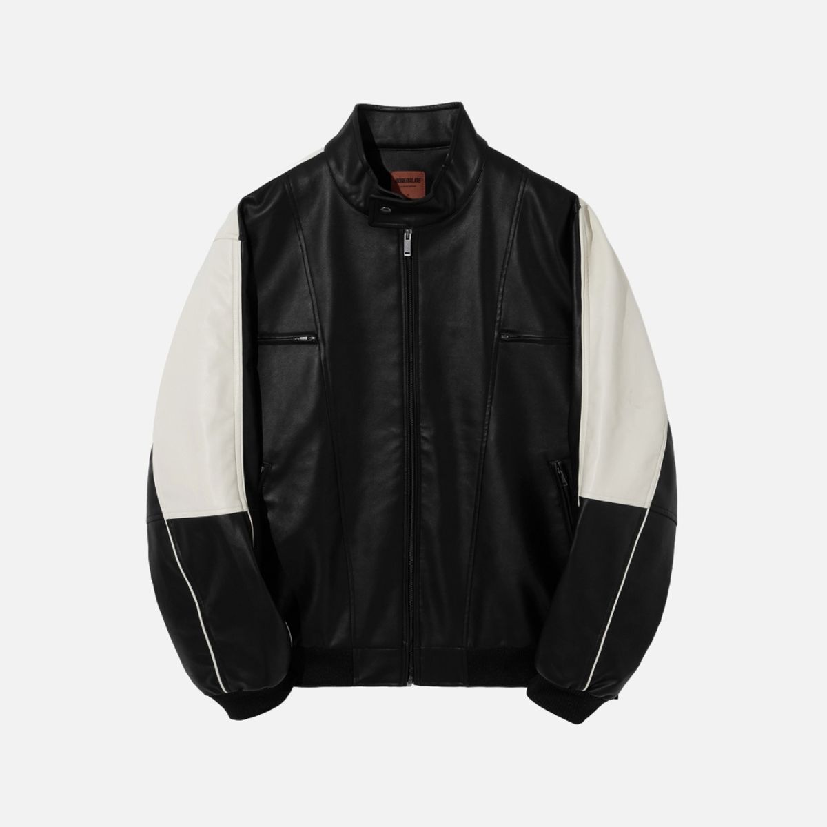 그루브라임(GROOVE RHYME) RACING LEATHER JUMPER (LRRSCLA110M)