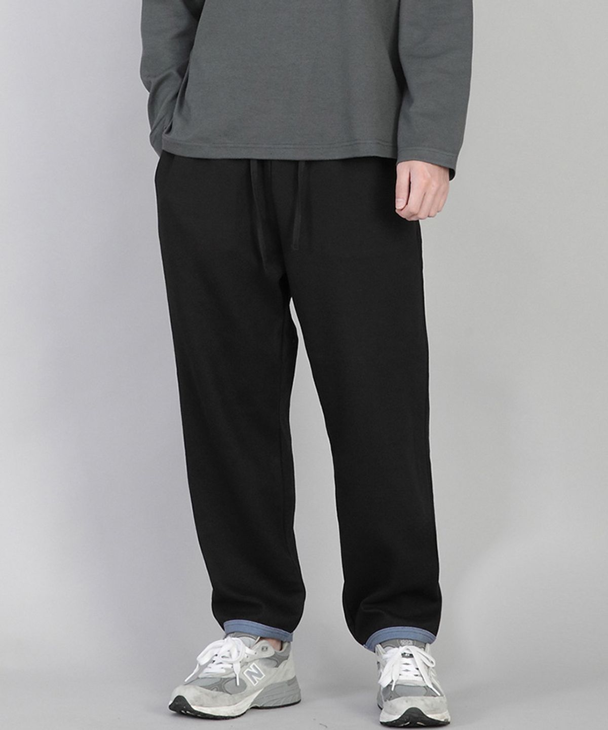 세인트크루(SAINTCREW) 햄오링 기모 스웨트팬츠 HOS-378 블랙블루