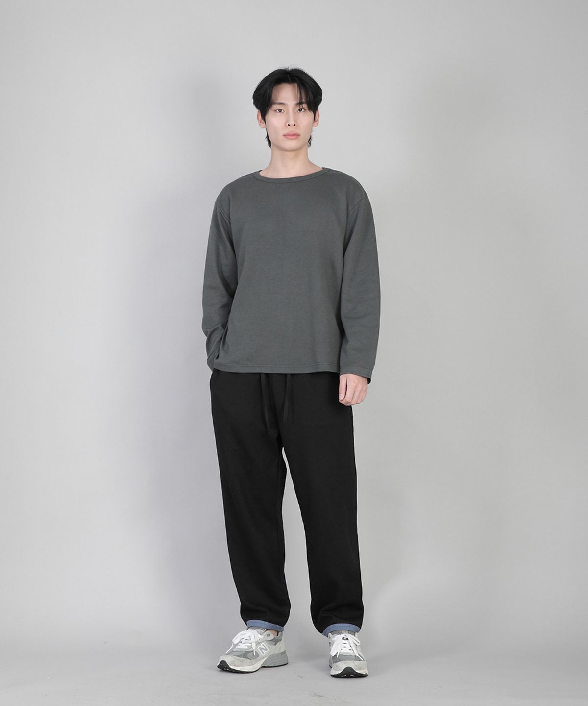 세인트크루(SAINTCREW) 햄오링 기모 스웨트팬츠 HOS-378 블랙블루