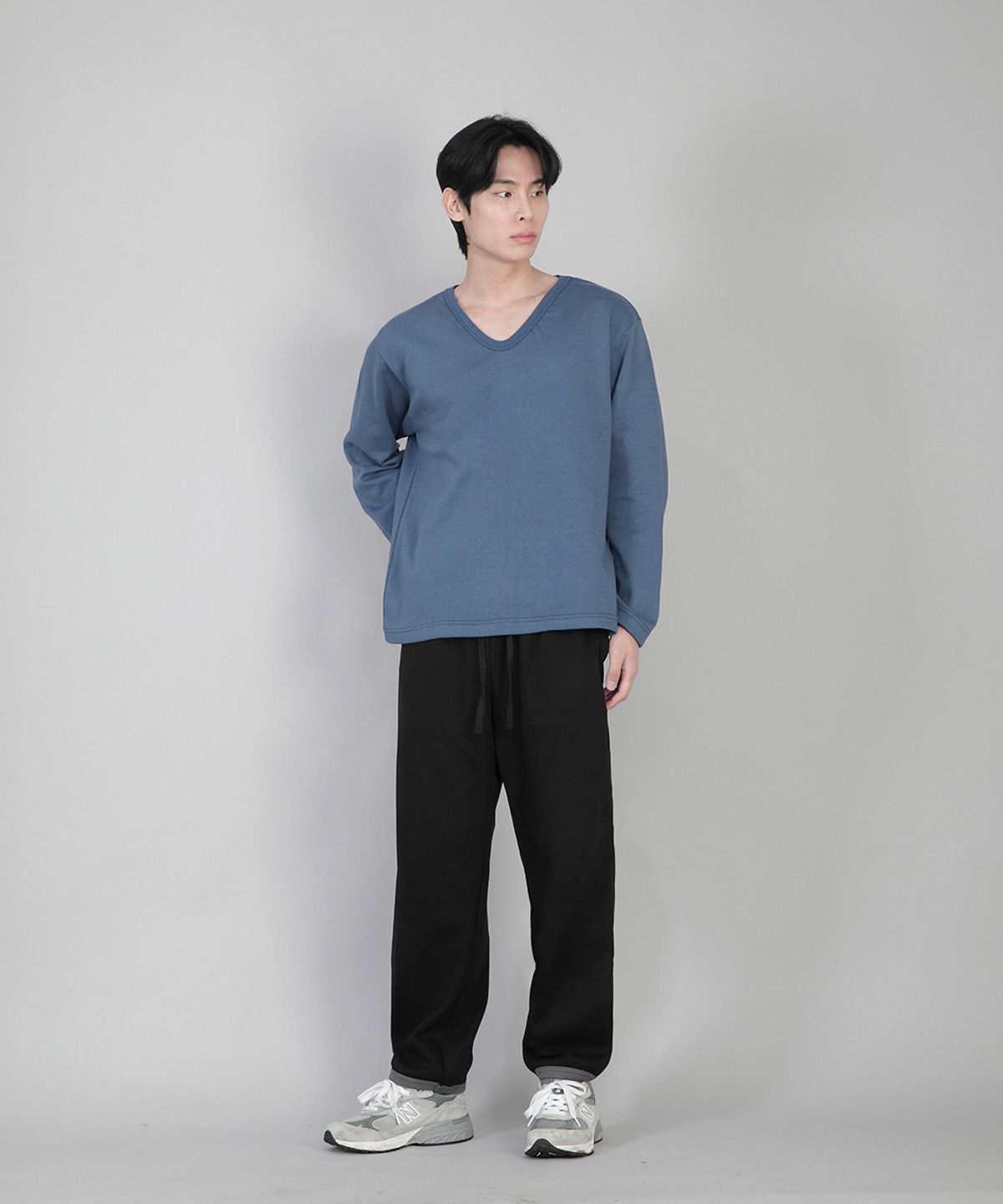 세인트크루(SAINTCREW) 햄오링 스웨트팬츠 HOS-379 블랙그레이