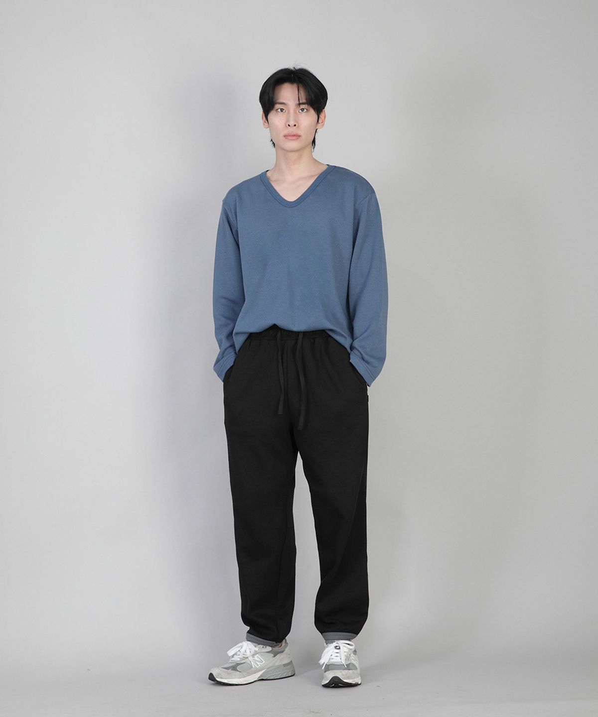 세인트크루(SAINTCREW) 햄오링 스웨트팬츠 HOS-379 블랙그레이