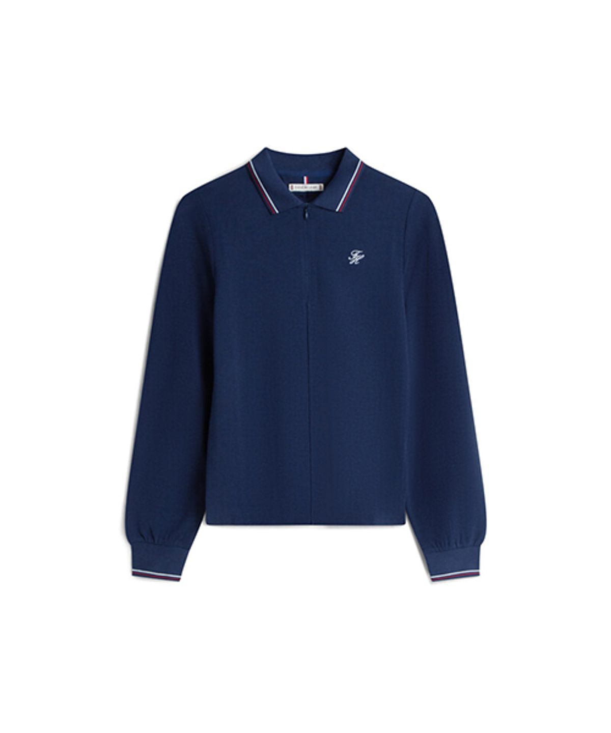 타미힐피거(TOMMY HILFIGER) 하프 집업 긴팔 폴로 티셔츠 (T22G0TPI030WT1C1G)