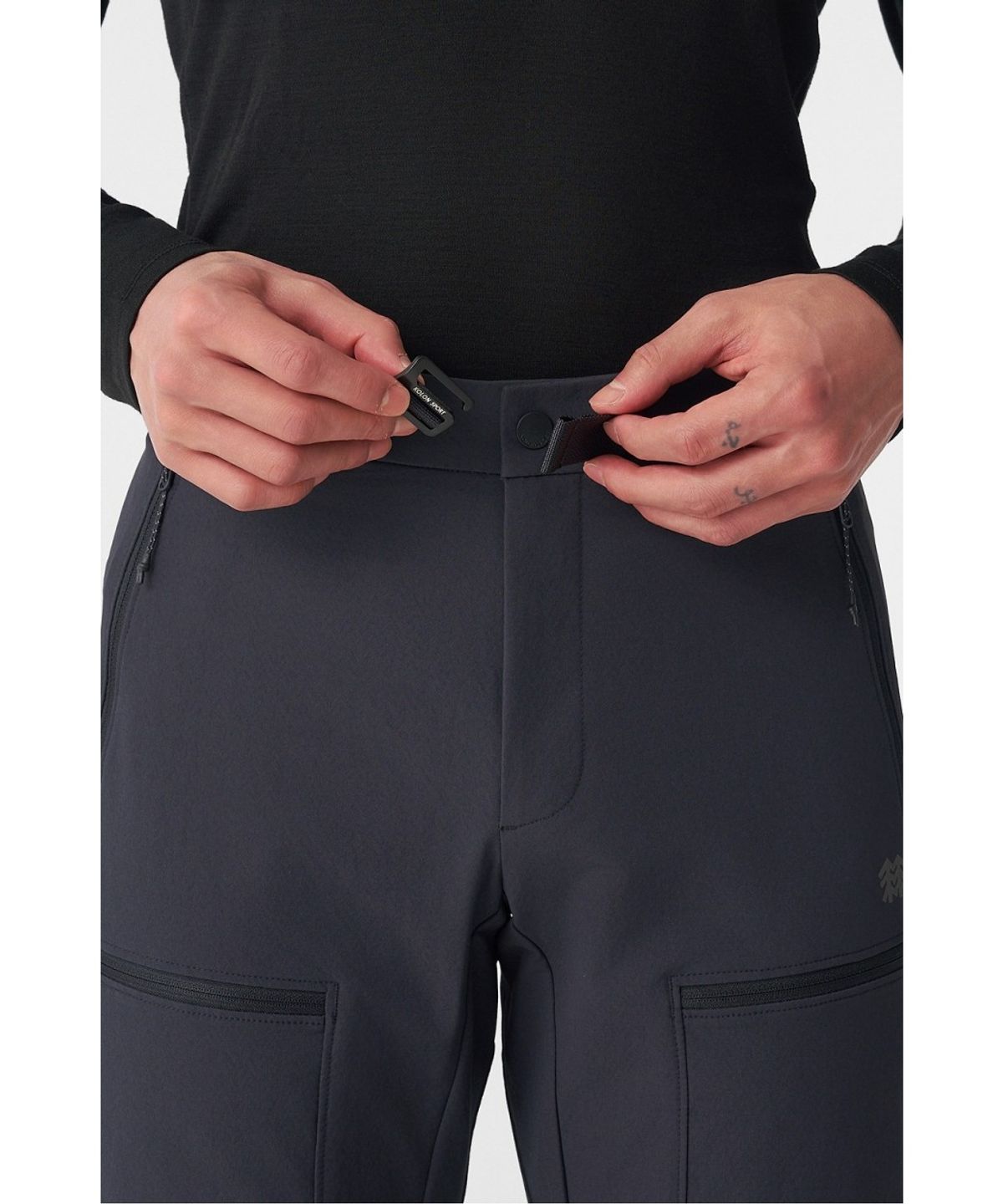 코오롱스포츠(KOLON SPORT) HERO 남성 스톰플리스 프로 LIGHT 소프트쉘 팬츠 JWPNX26061CHA