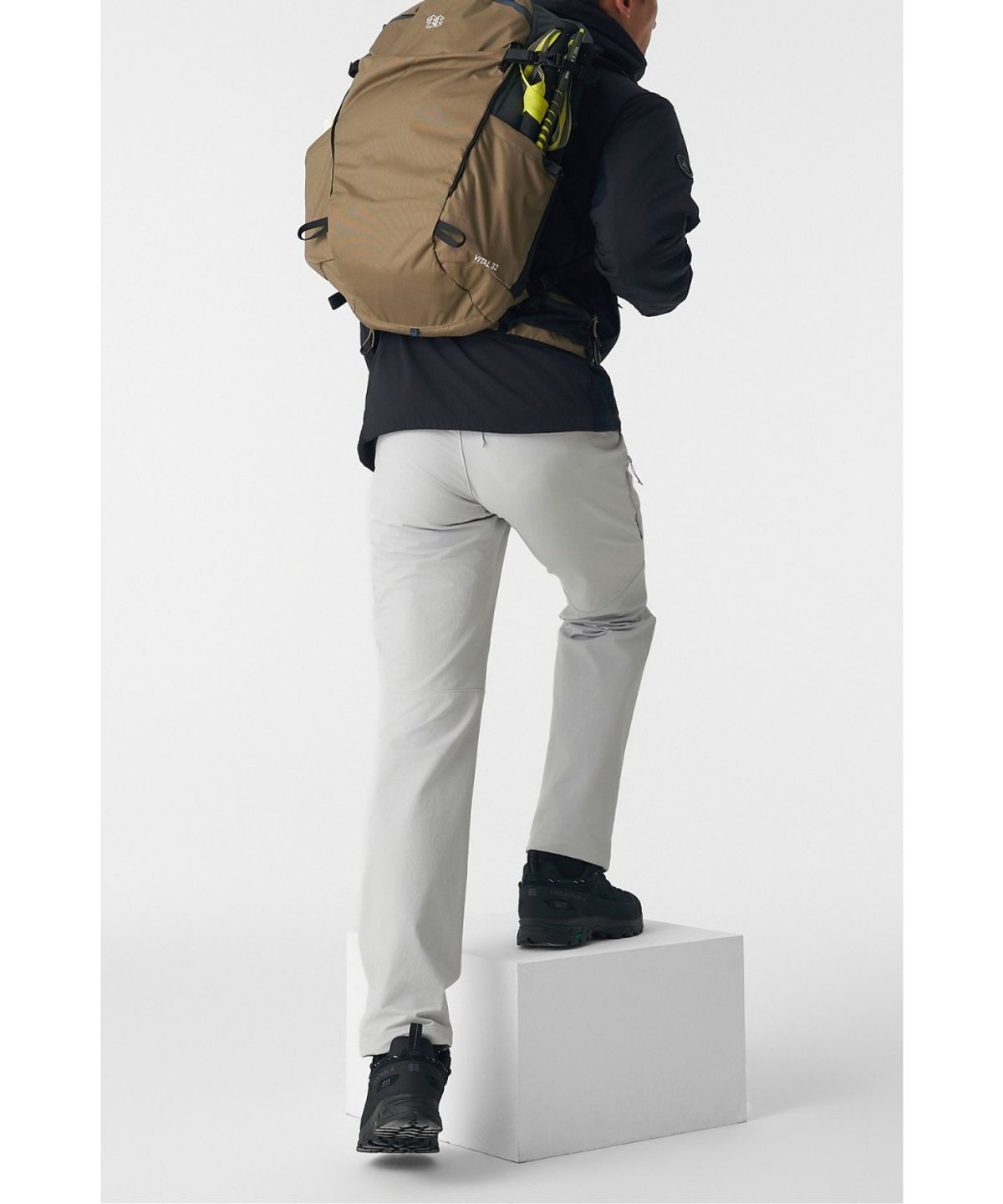 코오롱스포츠(KOLON SPORT) HERO 남성 스톰플리스 프로 LIGHT 소프트쉘 팬츠 JWPNX26061LGY