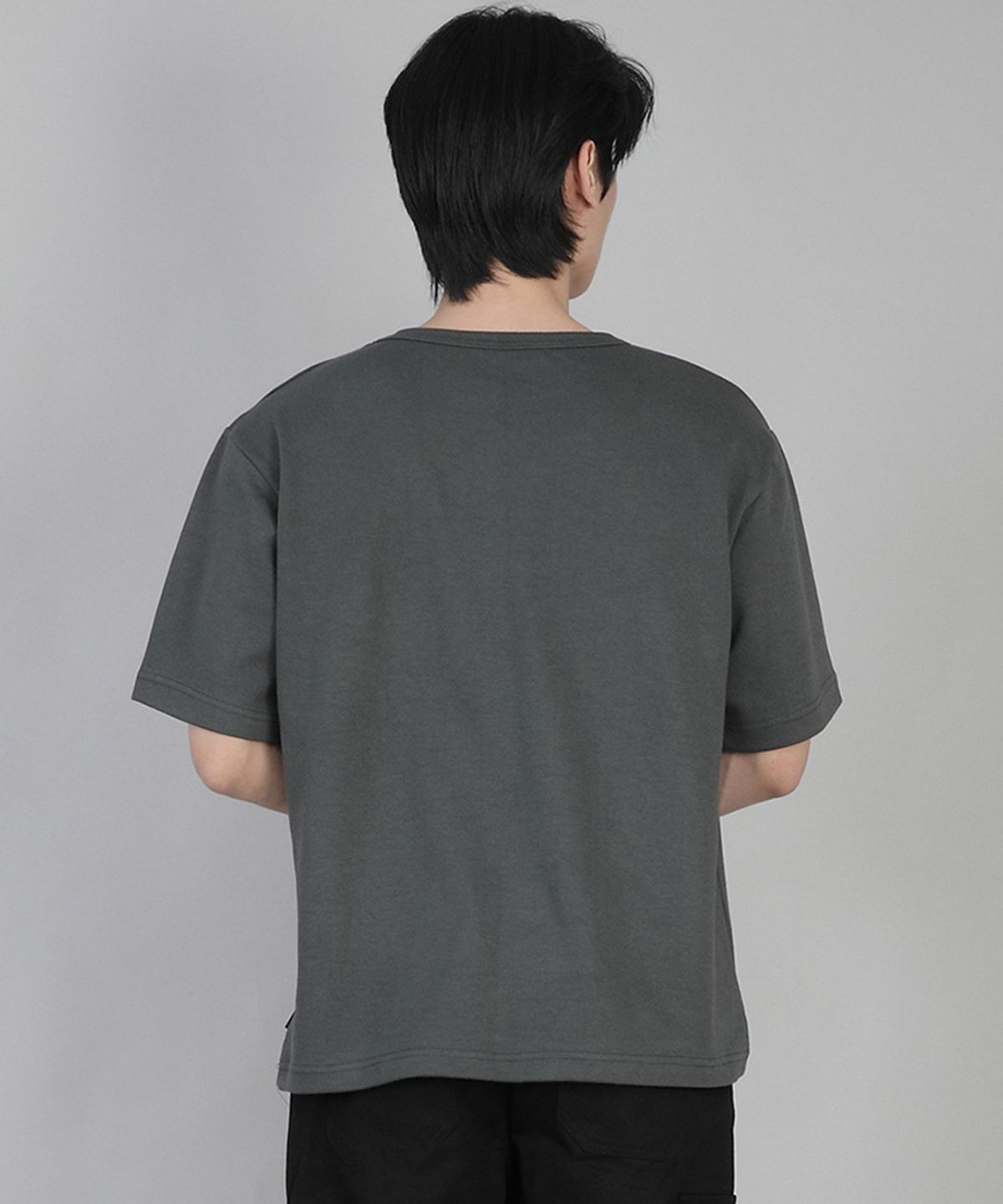 세인트크루(SAINTCREW) 무지 R넥 반팔티 RSR-880 슬레이트 그레이