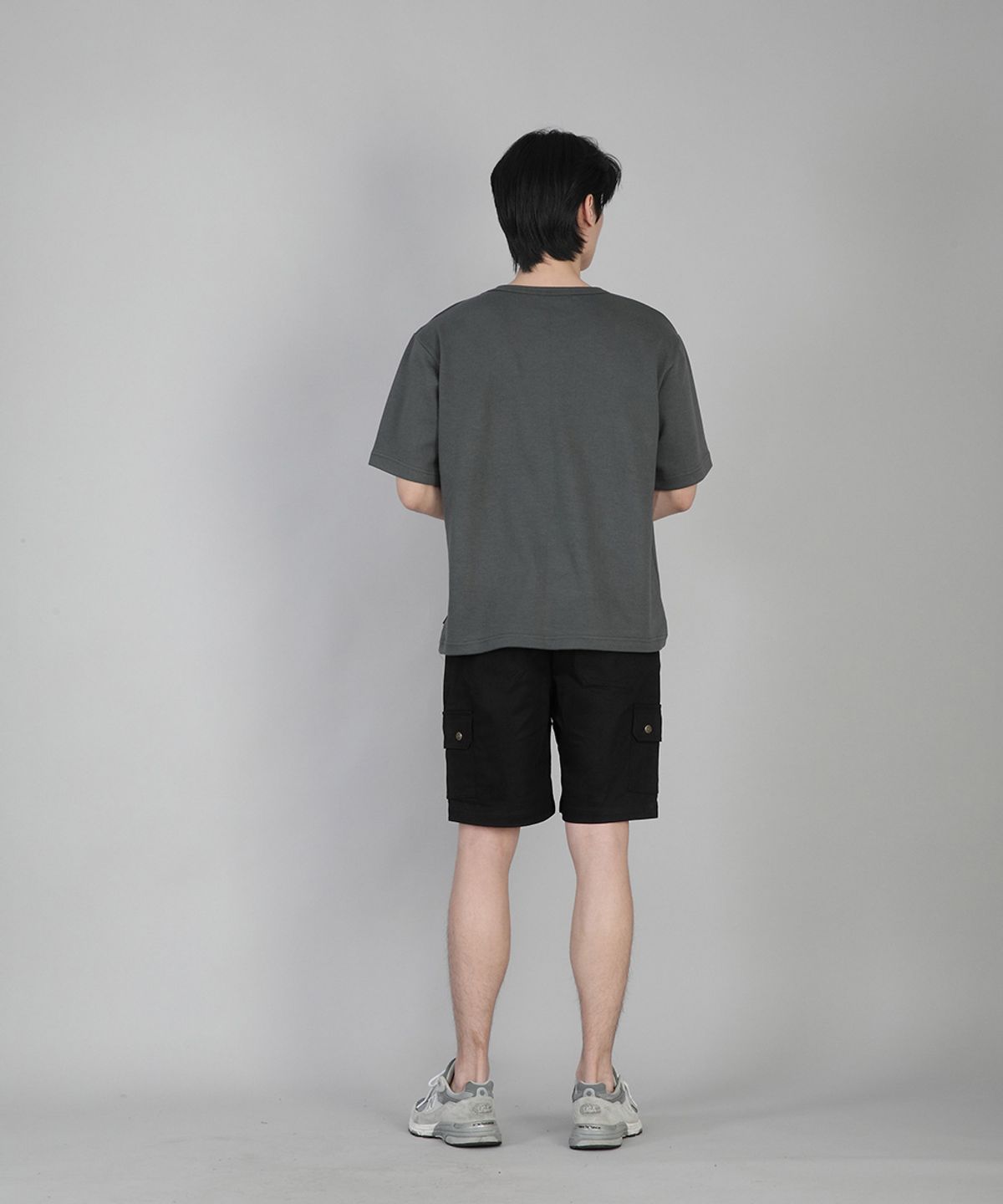 세인트크루(SAINTCREW) 무지 R넥 반팔티 RSR-880 슬레이트 그레이
