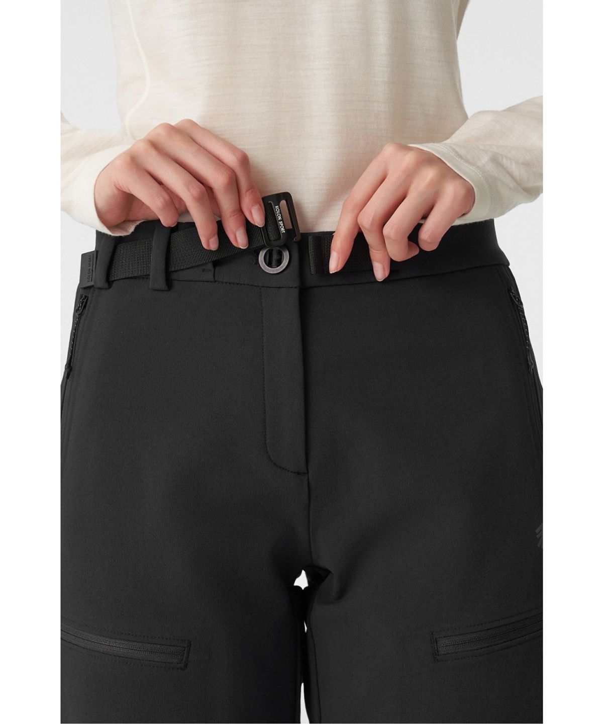 코오롱스포츠(KOLON SPORT) HERO 여성 클라이밍 팬츠 JKPNX26072BLK
