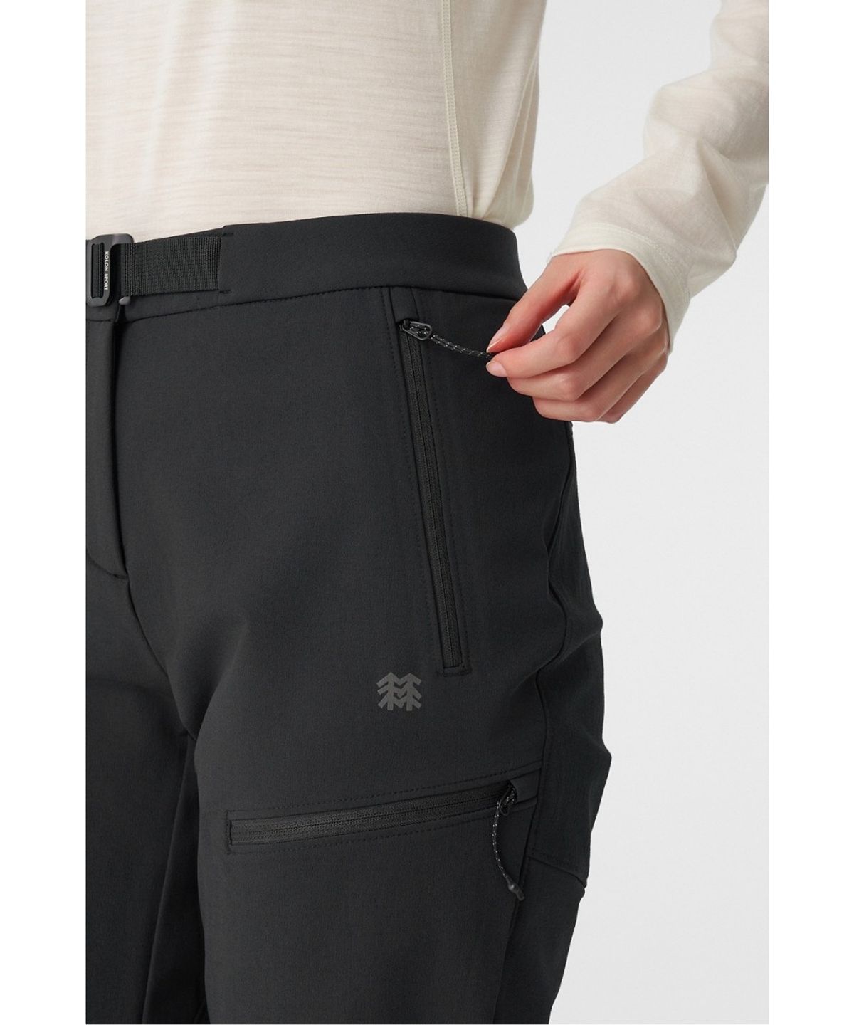 코오롱스포츠(KOLON SPORT) HERO 여성 클라이밍 팬츠 JKPNX26072BLK