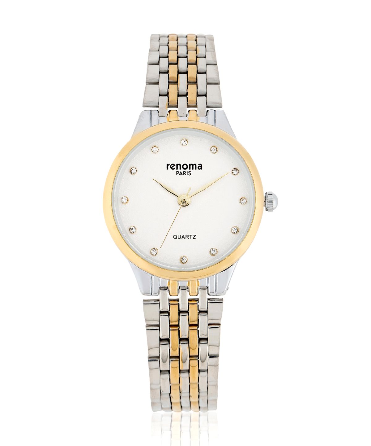 레노마 시계(RENOMA WATCH) 큐빅 원형 여성 메탈시계 RE5480L