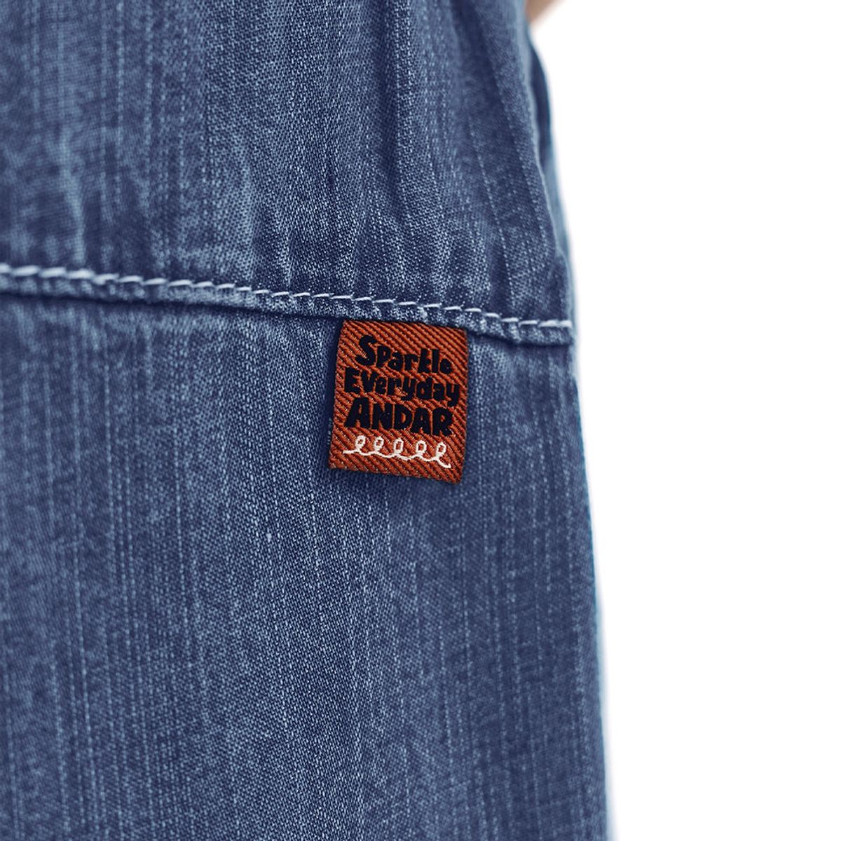 안다르 키즈(ANDAR KIDS) 키즈 아이스 텐셀 데님 조거팬츠