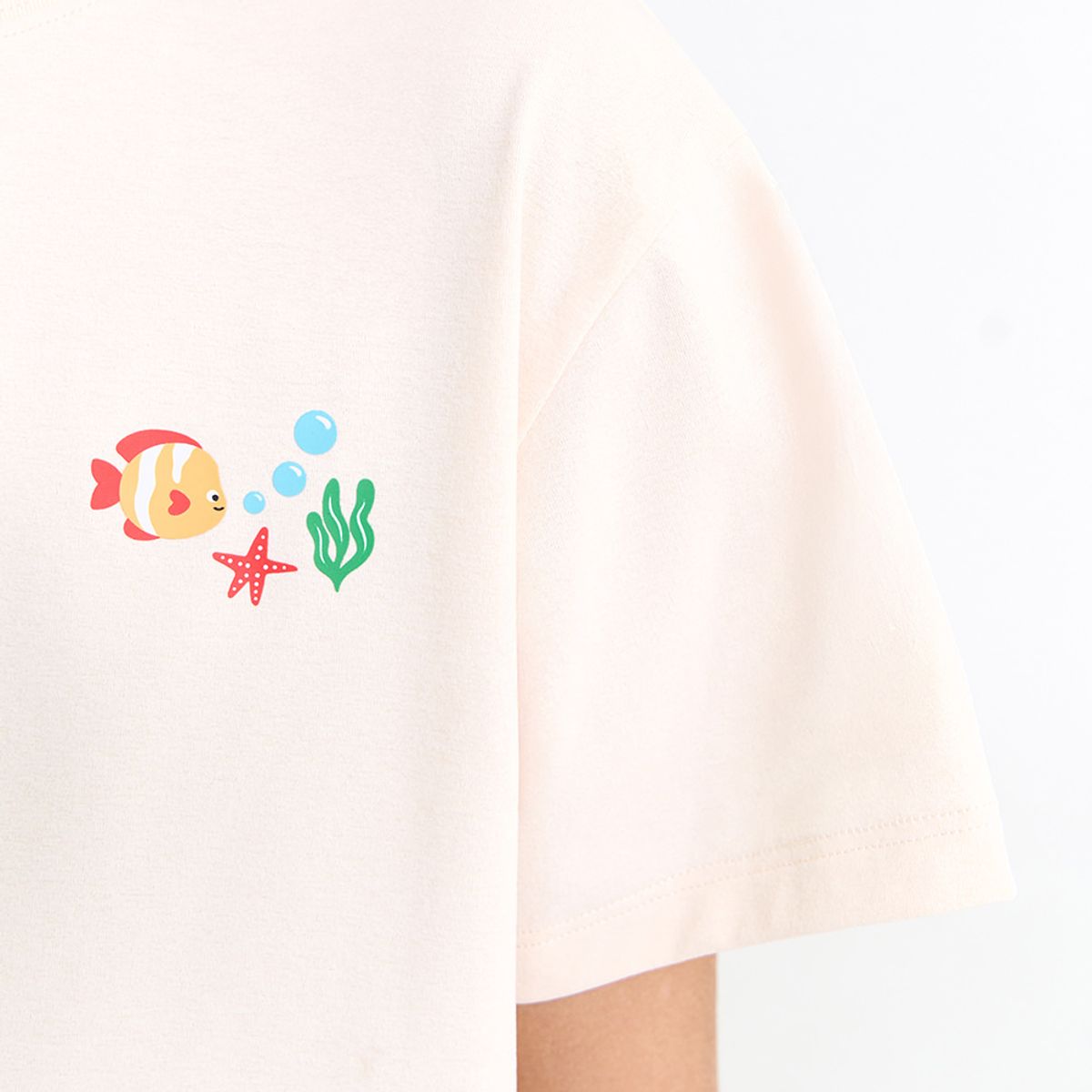 안다르 키즈(ANDAR KIDS) 키즈 언더더씨 그래픽 반팔티