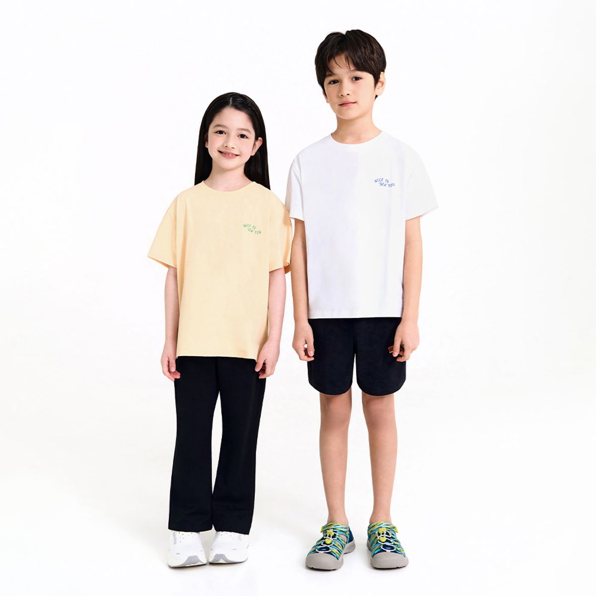 안다르 키즈(ANDAR KIDS) 키즈 빅웨이브 그래픽 반팔티