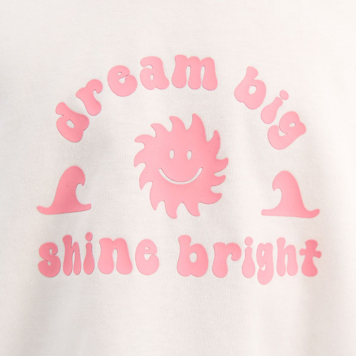 안다르 키즈(ANDAR KIDS) 키즈 선샤인 그래픽 크롭 반팔티 (여아)