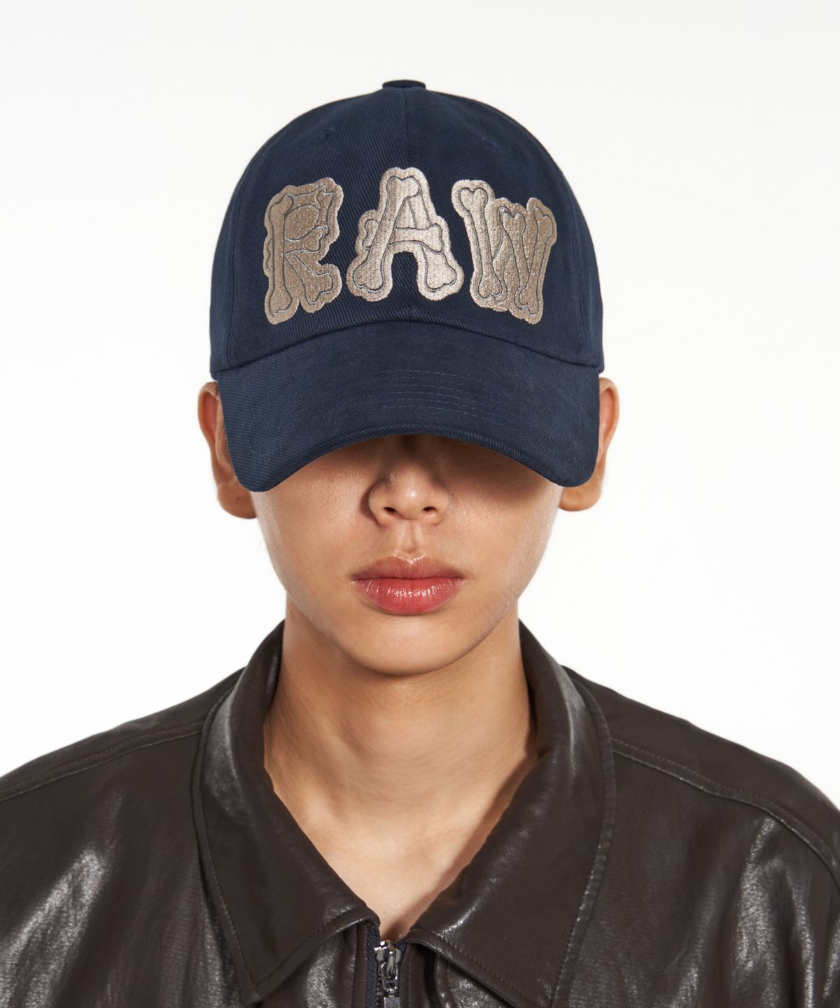 아이돈워너셀(IDWS) Raw Bone Maxi Cap Navy