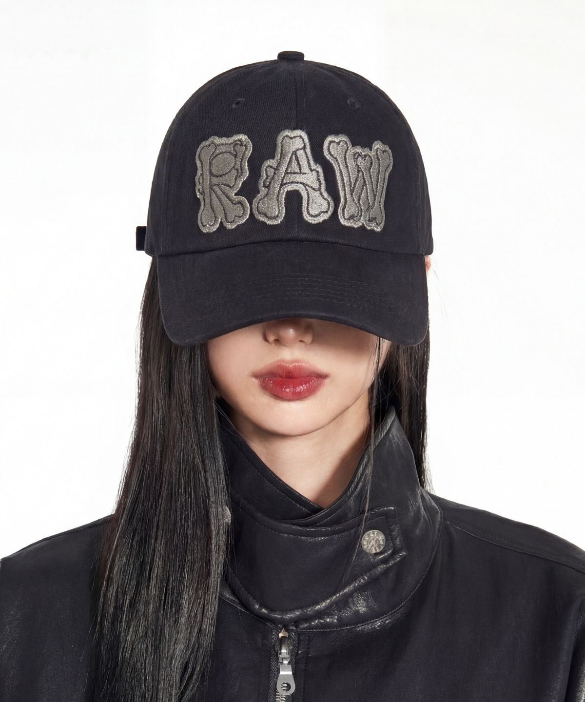아이돈워너셀(IDWS) Raw Bone Maxi Cap Black