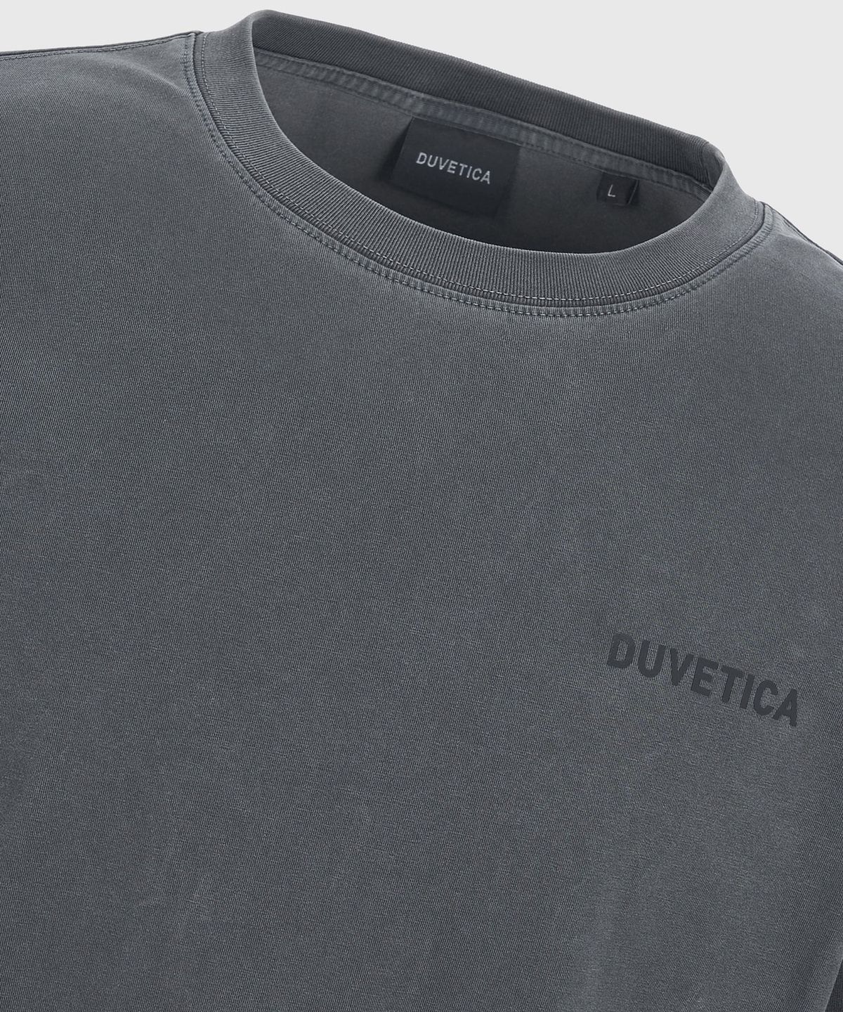 듀베티카(DUVETICA) 쿠트로(다크 차콜 그레이)(남성 반팔티셔츠)