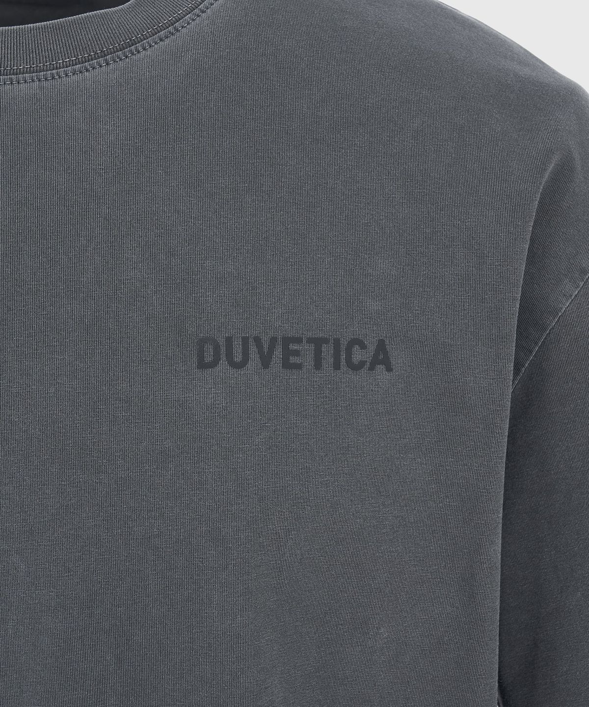 듀베티카(DUVETICA) 쿠트로(다크 차콜 그레이)(남성 반팔티셔츠)