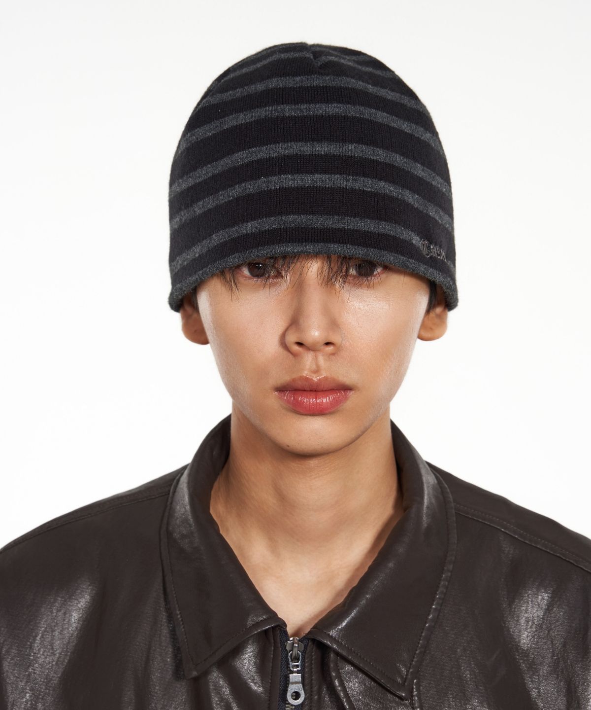 아이돈워너셀(IDWS) Cascade Maxi Beanie Black/Charcoal