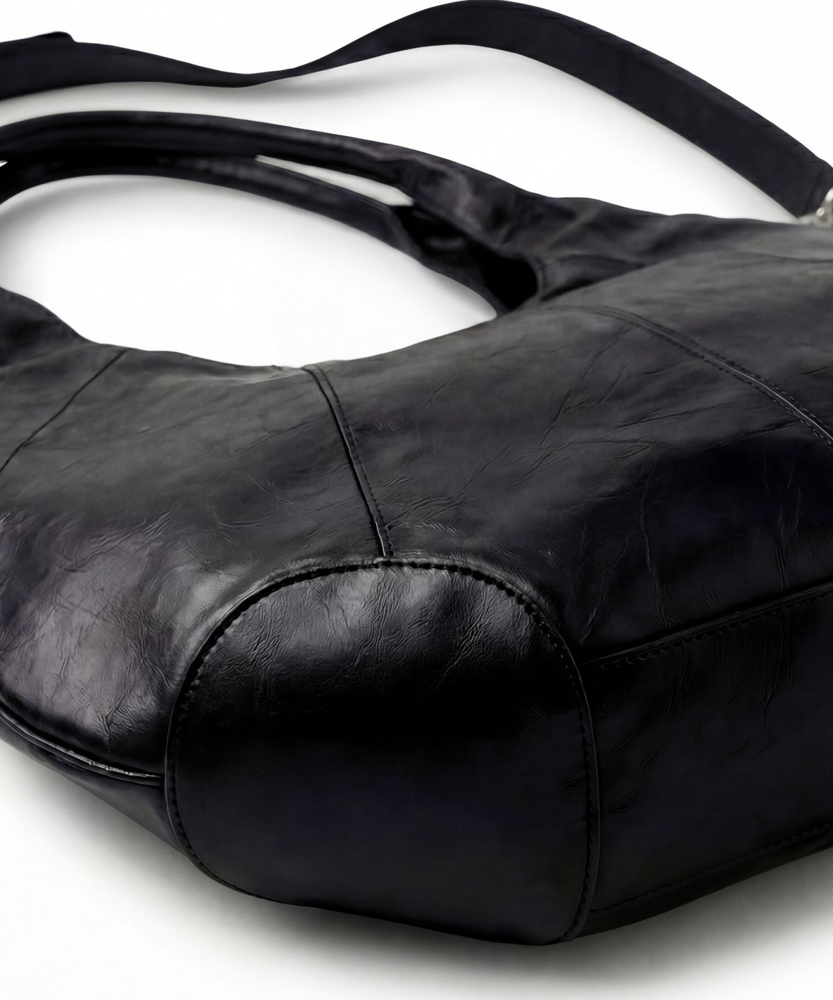 아이돈워너셀(IDWS) Pitcher Hobo Bag Black