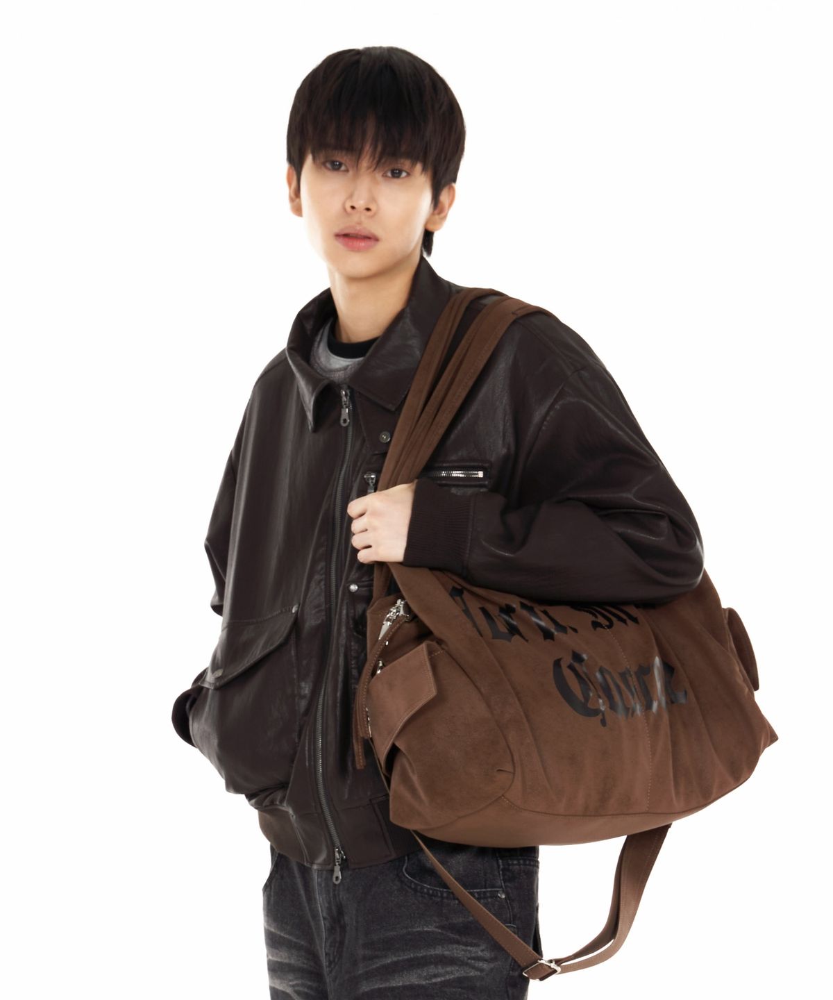 아이돈워너셀(IDWS) Form Shoulder Bag Brown
