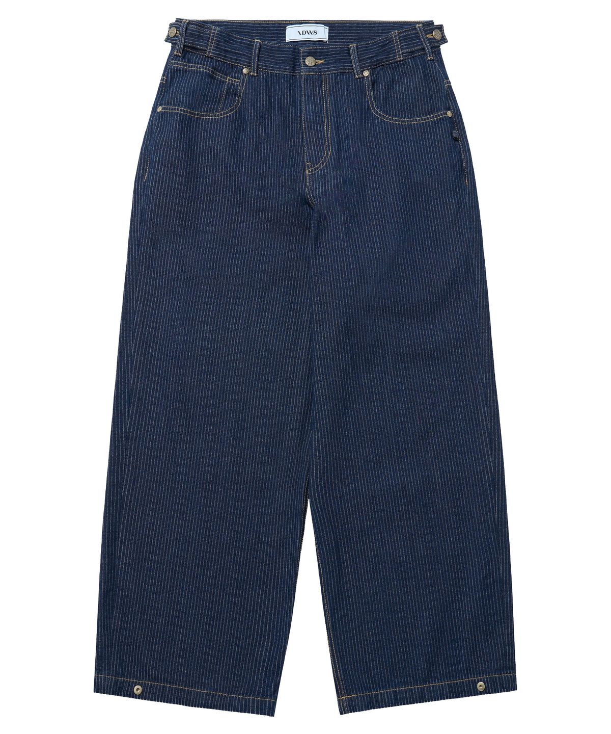 아이돈워너셀(IDWS) Glide Stripe Denim Pants Indigo