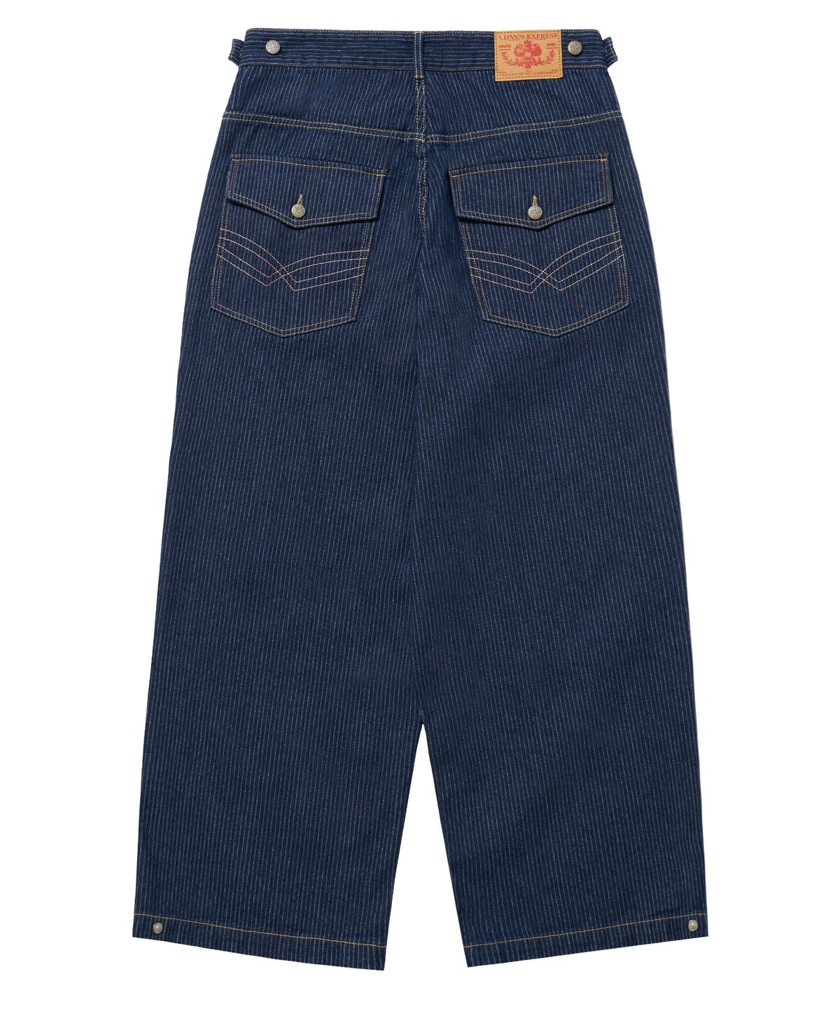 아이돈워너셀(IDWS) Glide Stripe Denim Pants Indigo