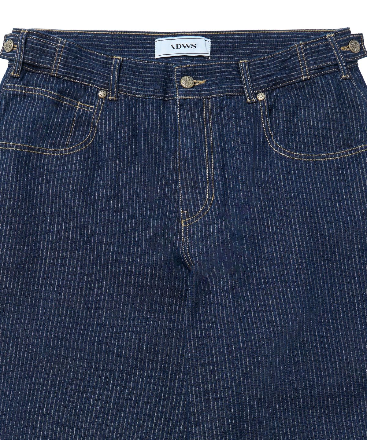 아이돈워너셀(IDWS) Glide Stripe Denim Pants Indigo