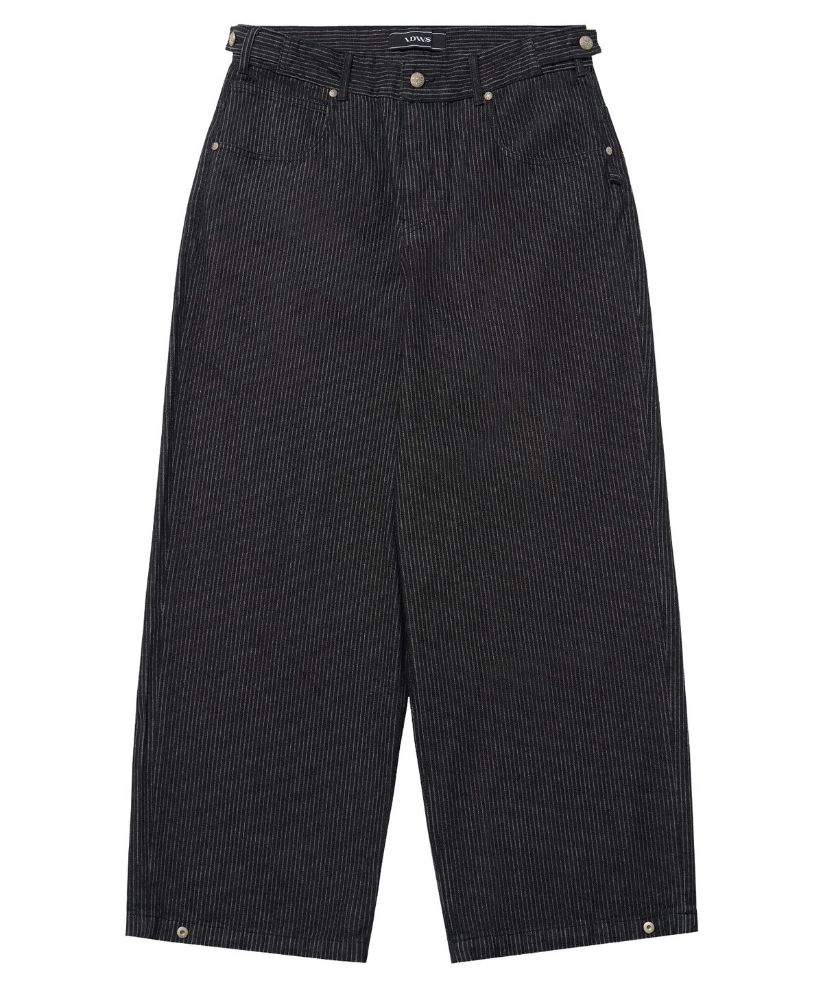 아이돈워너셀(IDWS) Glide Stripe Denim Pants Black