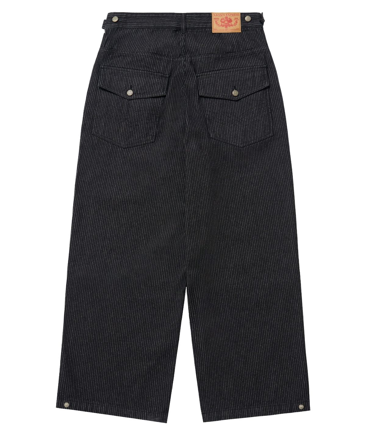 아이돈워너셀(IDWS) Glide Stripe Denim Pants Black