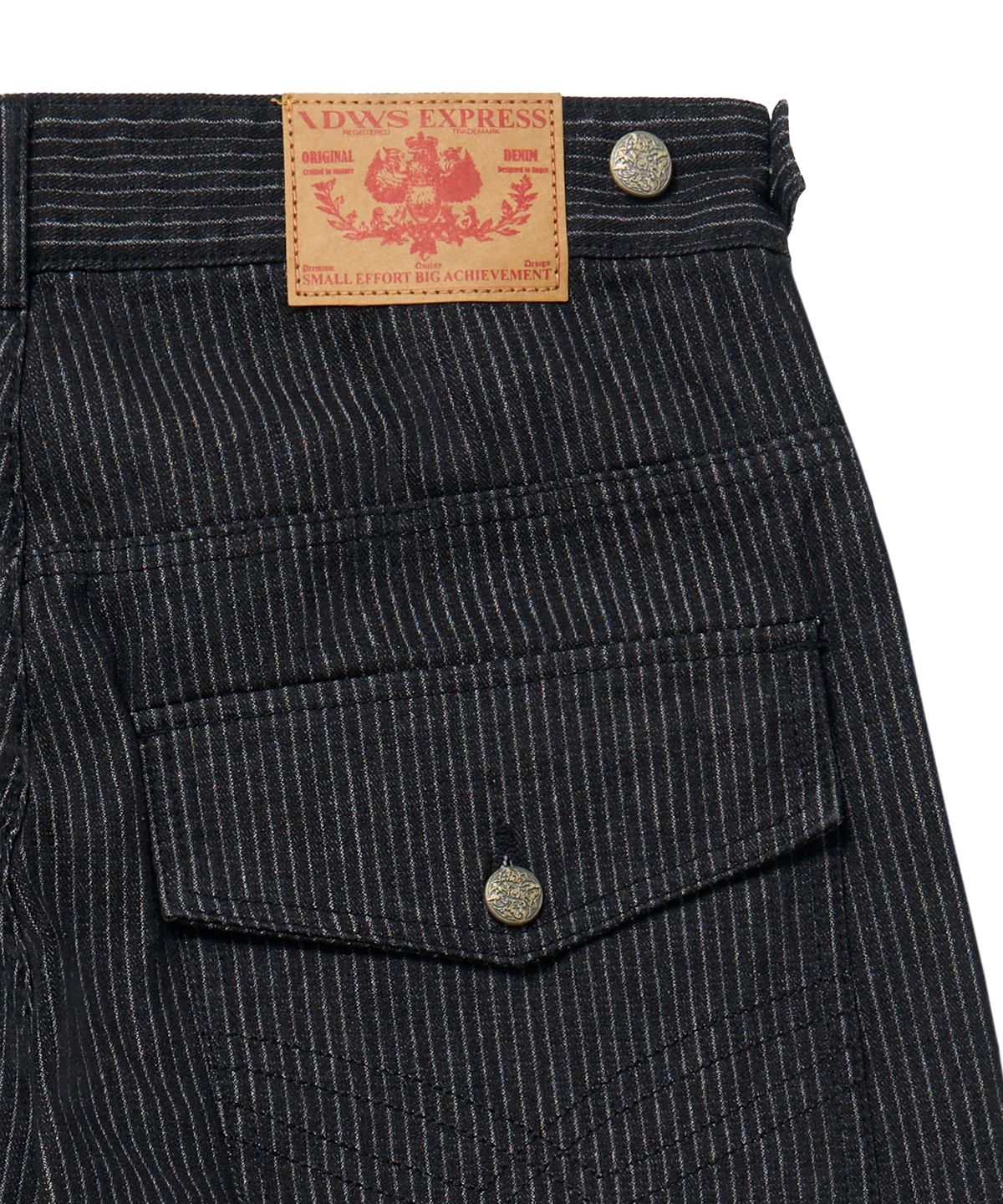 아이돈워너셀(IDWS) Glide Stripe Denim Pants Black
