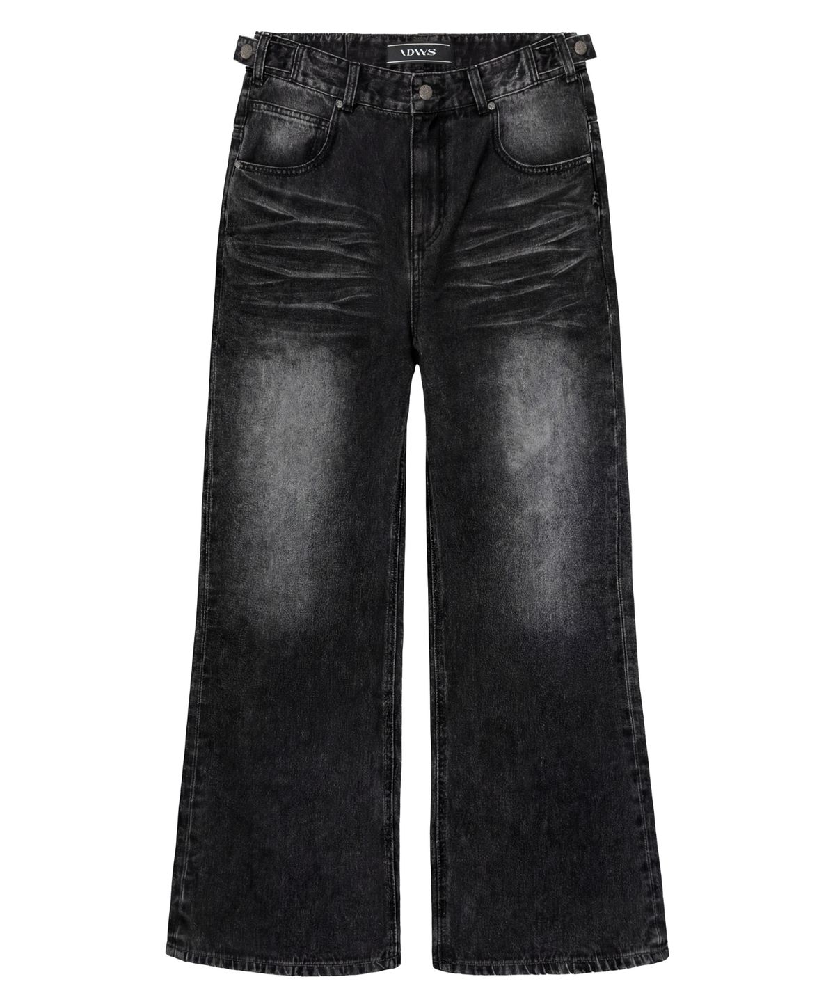 아이돈워너셀(IDWS) Motion Flare Denim Pants Black