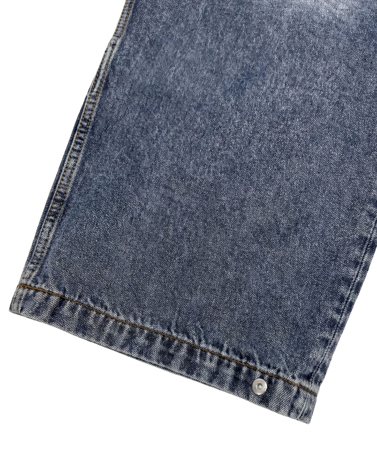 아이돈워너셀(IDWS) Inter Print Denim Pants Indigo