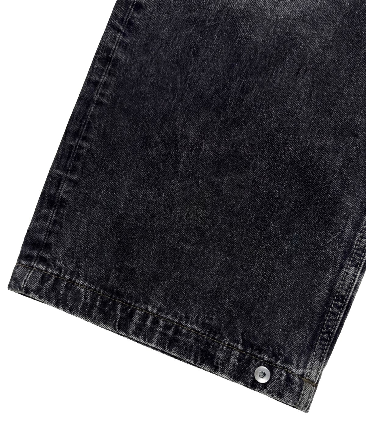 아이돈워너셀(IDWS) Inter Print Denim Pants Black