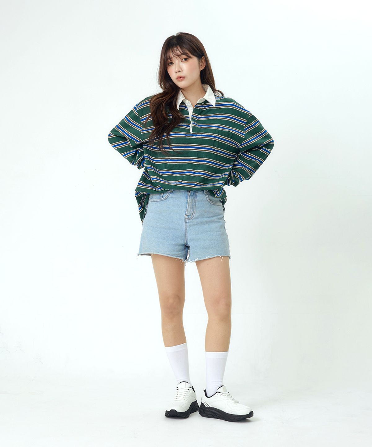 갭(GAP) 콜러 운동화 화이트
