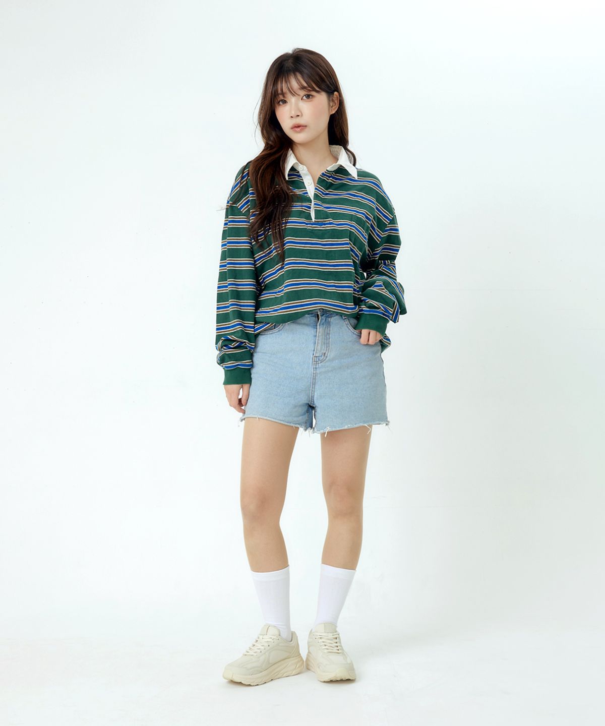 갭(GAP) 콜러 운동화 베이지