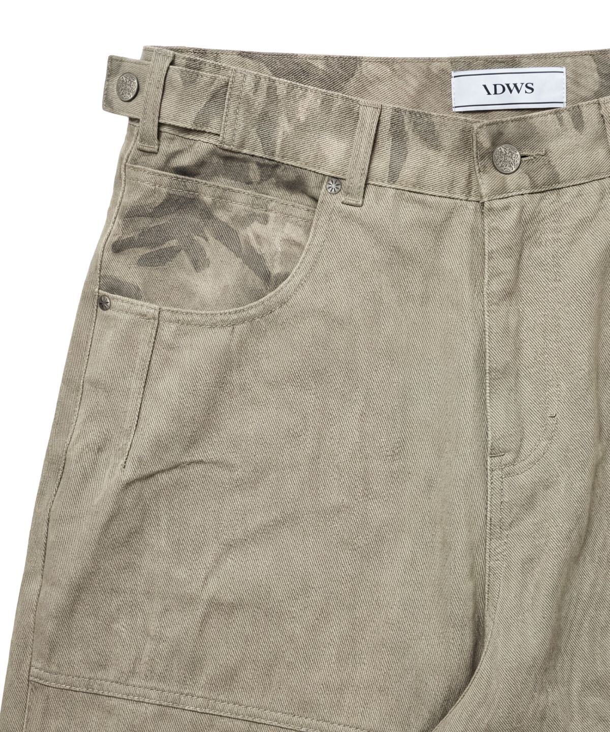 아이돈워너셀(IDWS) Hidden Camo Balloon Pants Beige