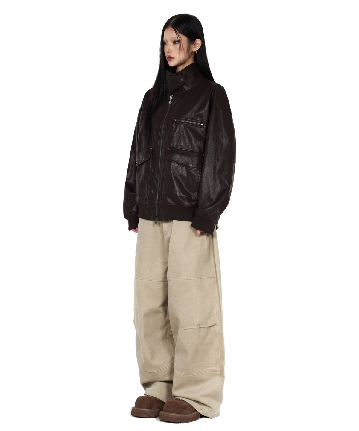 아이돈워너셀(IDWS) Hidden Camo Balloon Pants Beige