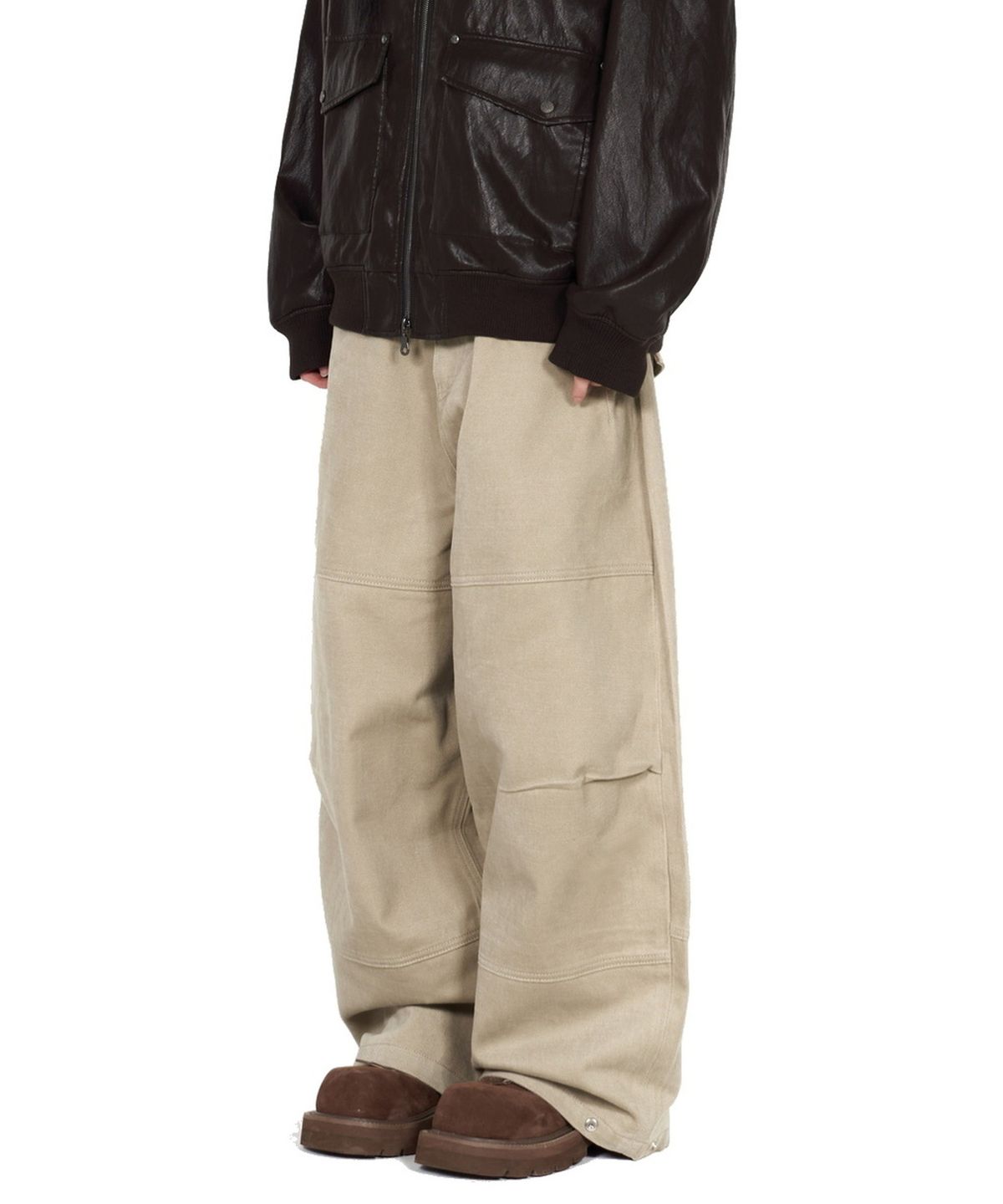 아이돈워너셀(IDWS) Hidden Camo Balloon Pants Beige