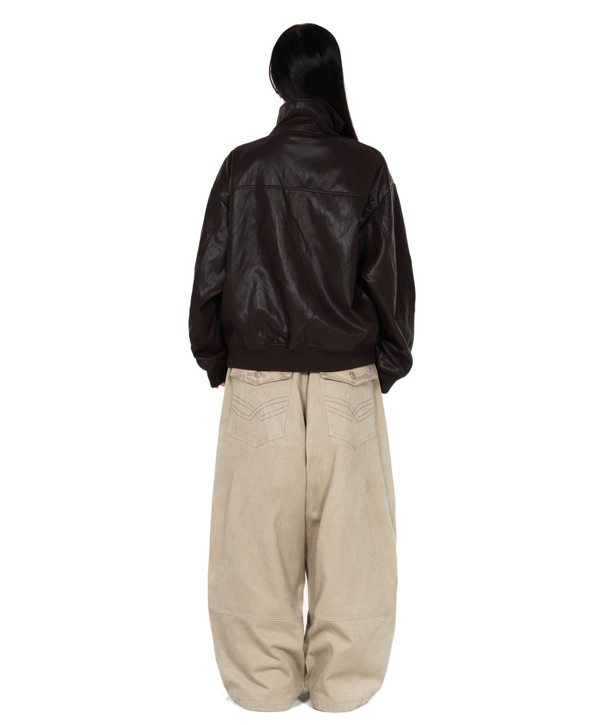 아이돈워너셀(IDWS) Hidden Camo Balloon Pants Beige