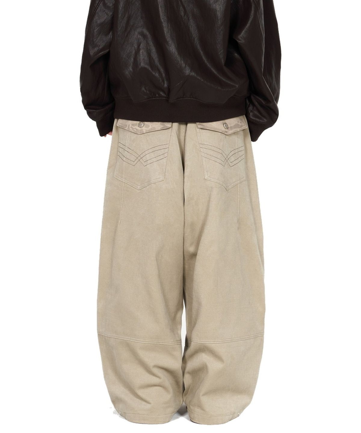 아이돈워너셀(IDWS) Hidden Camo Balloon Pants Beige