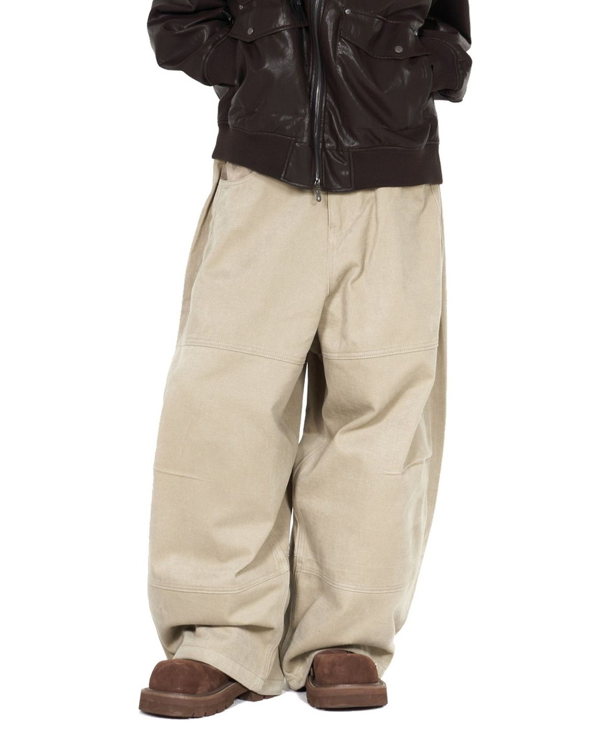 아이돈워너셀(IDWS) Hidden Camo Balloon Pants Beige