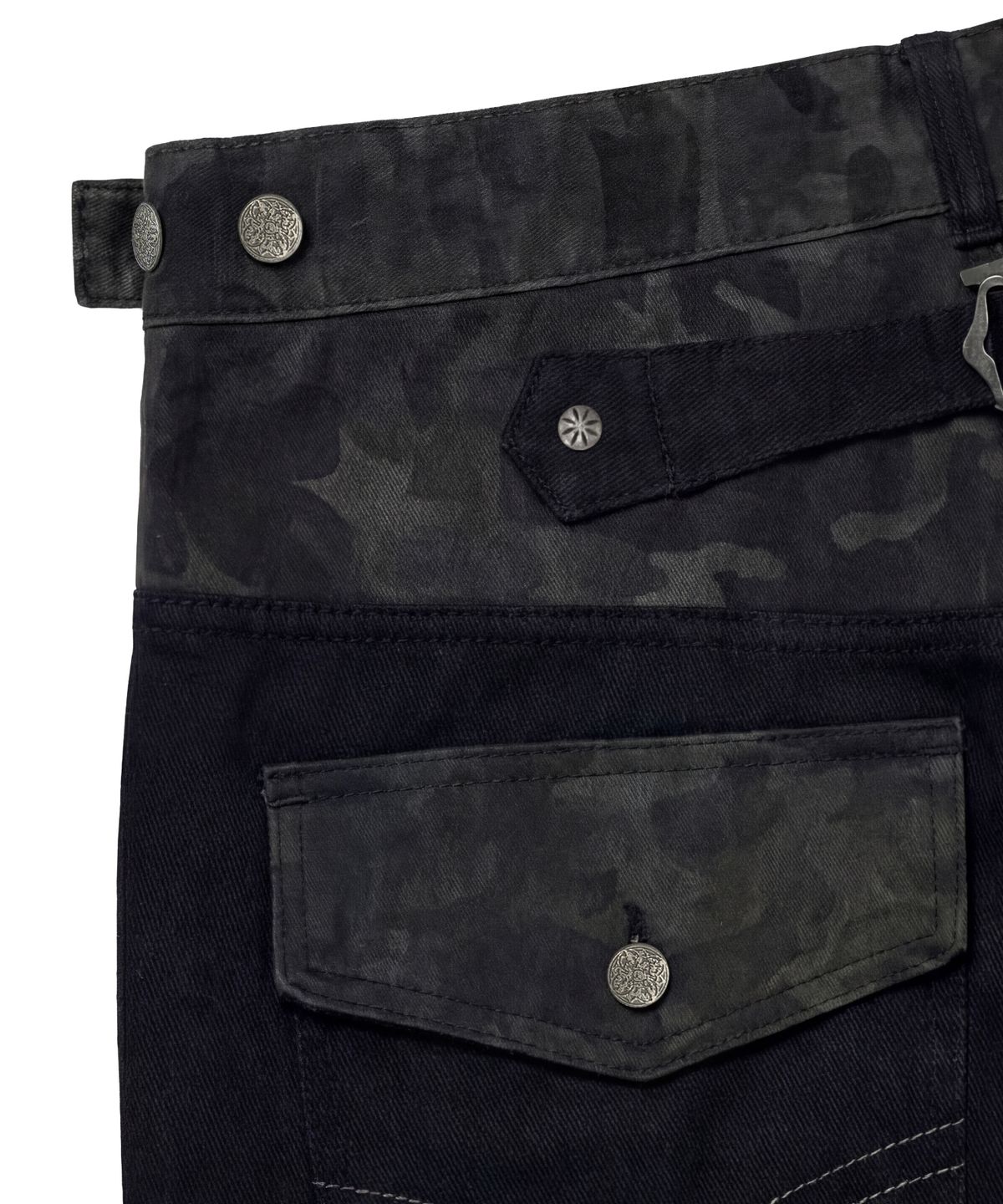 아이돈워너셀(IDWS) Hidden Camo Balloon Pants Black