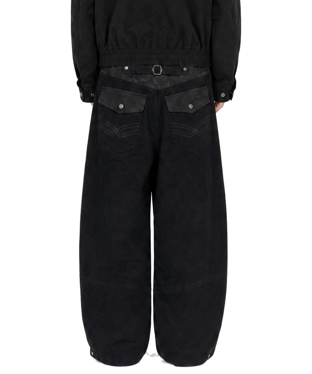 아이돈워너셀(IDWS) Hidden Camo Balloon Pants Black