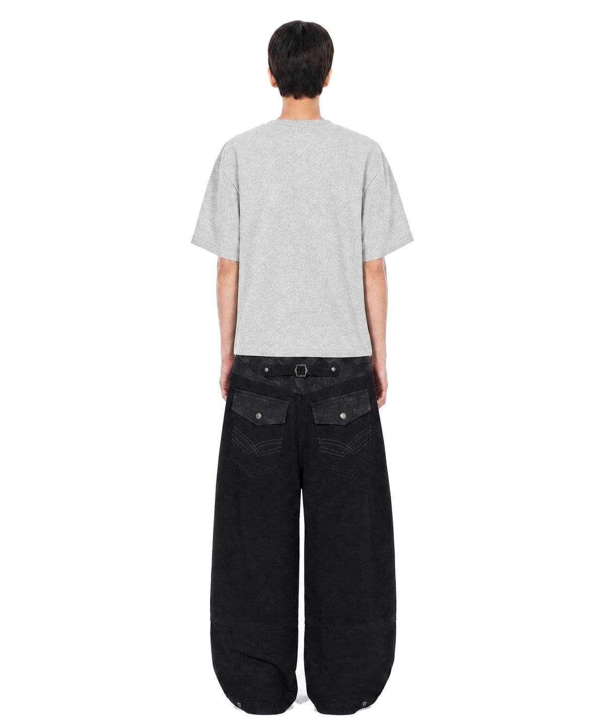 아이돈워너셀(IDWS) Hidden Camo Balloon Pants Black
