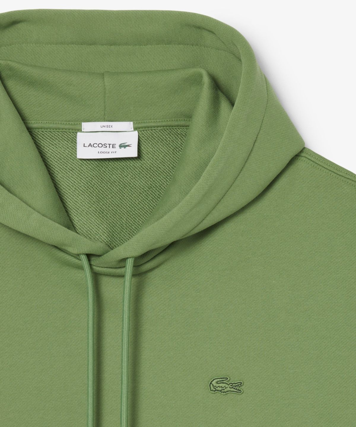 라코스테(LACOSTE) 남성 크록 시그니처 루즈핏 후드 스웻셔츠 SH7741-56G 02M