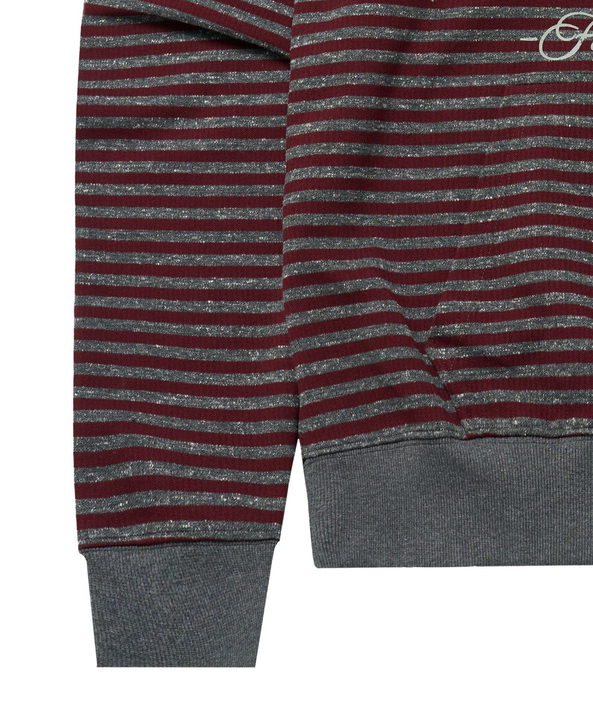 아이돈워너셀(IDWS) Proto Stripe Hoodie Zip Up Burgundy